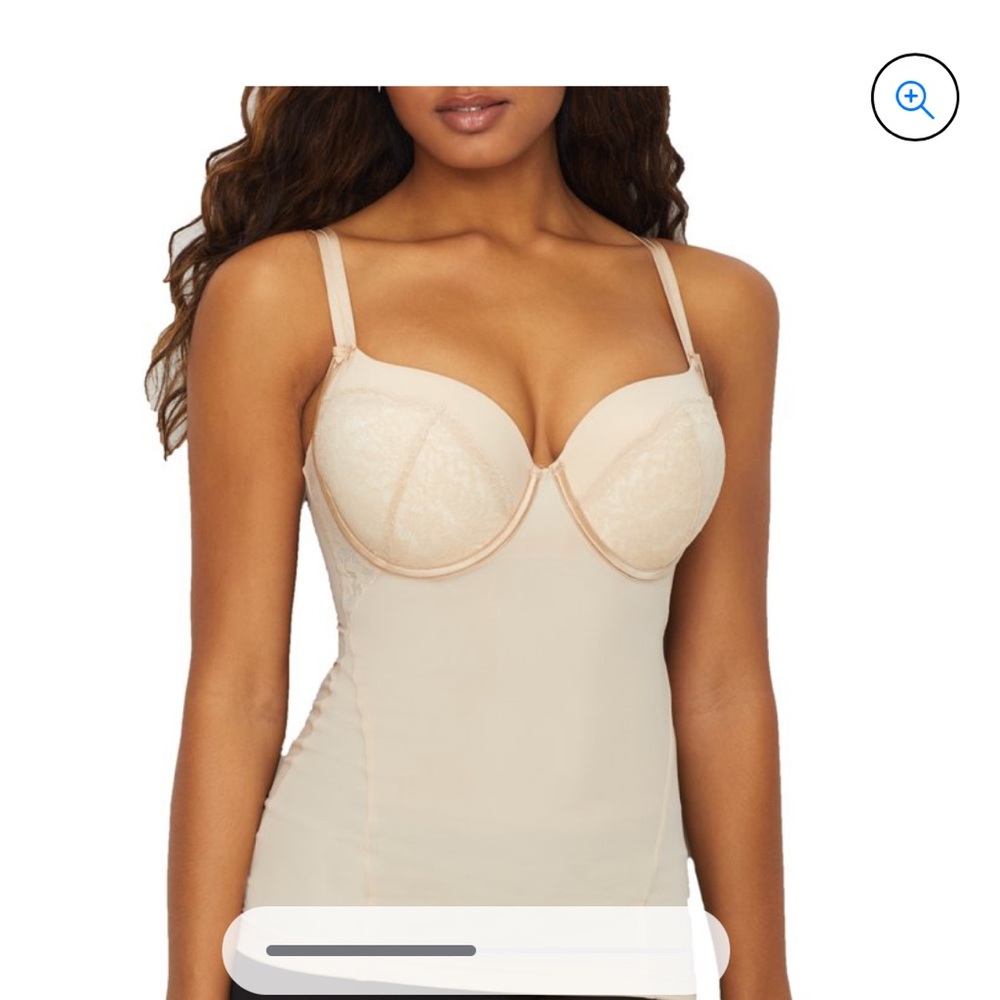New! Maidenform Womens Firm Foundations Push-Up Cami Style Top
